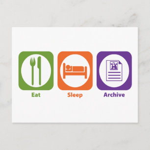 Carte Postale Archivage du sommeil