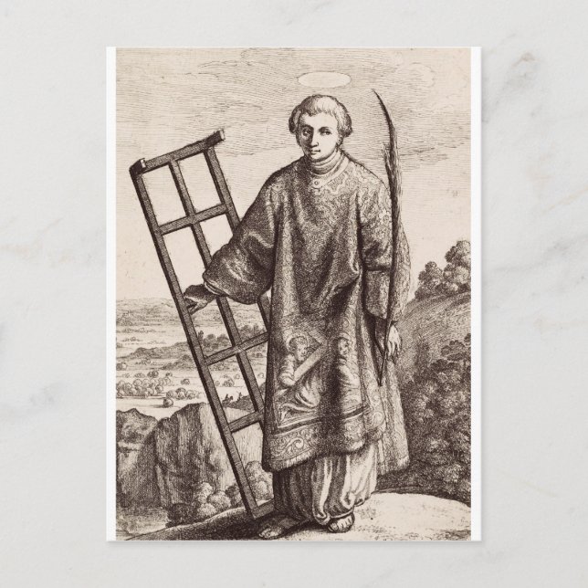 Carte Postale Archives saint patron Saint-Laurent (Devant)