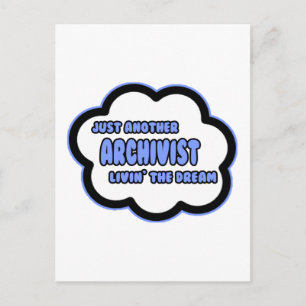 Carte Postale Archiviste .. Vivre le rêve