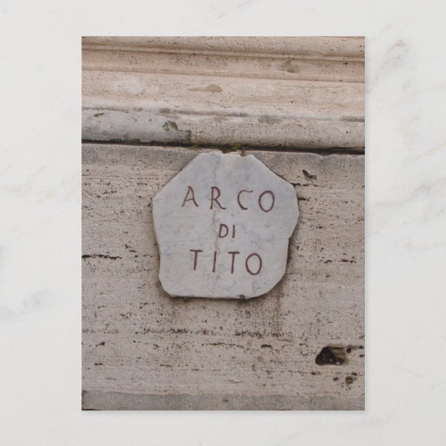 Carte Postale arco di tito pierre (Devant)