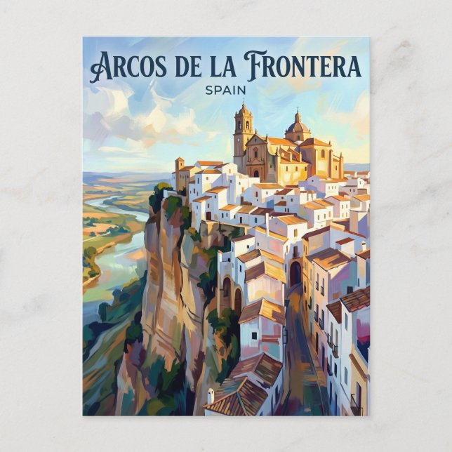 Carte Postale Arcos de la Frontera Espagne (Devant)