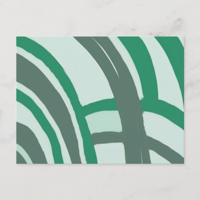 Carte Postale Arcs en vert et gris (Devant)