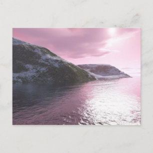 Carte postale Arctic Pink Sunrise par Tamara Ward