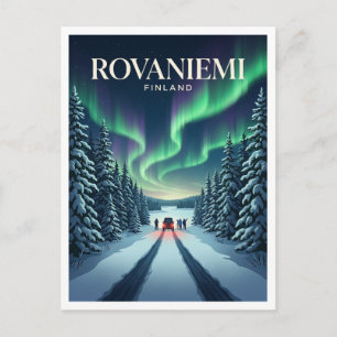 Carte Postale Arctique Cercle Wilderness Rovaniemi Finlande Voya