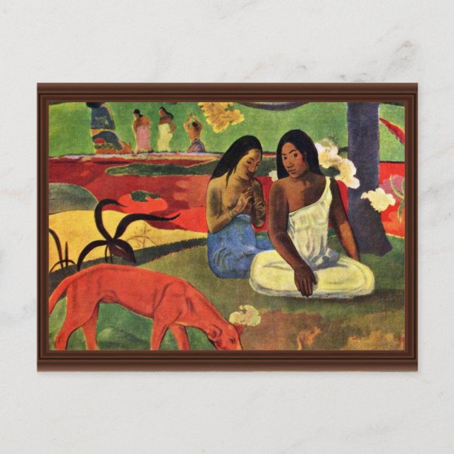 Carte Postale Arearea Par Gauguin Paul (Meilleure Qualité) (Devant)