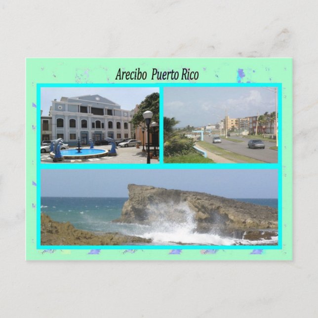Carte Postale Arecibo Porto Rico (Devant)