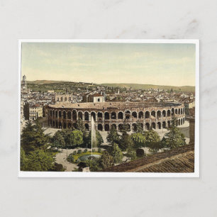 Carte Postale Arena, Vérone, Italie Photochrom vintage