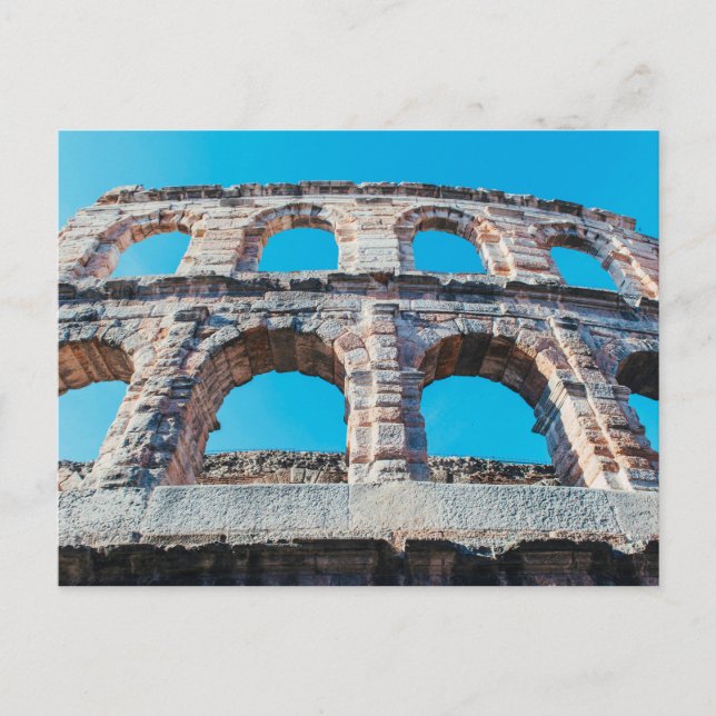 Carte Postale Arène de Vérone, Italie (Devant)