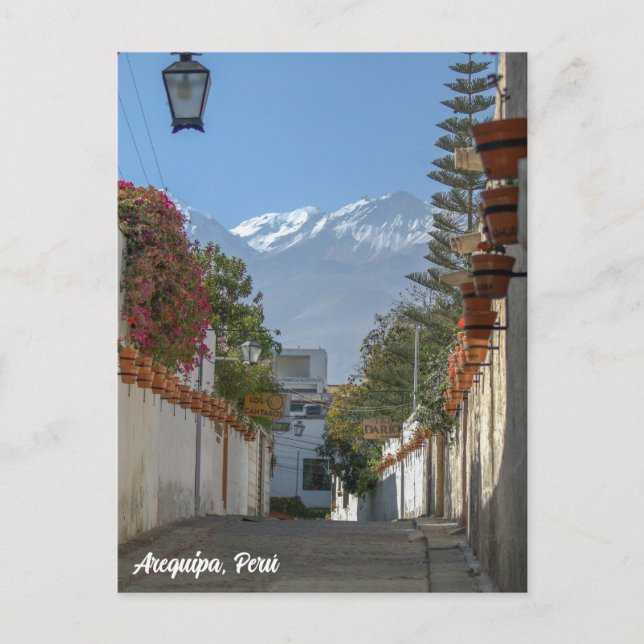 Carte Postale Arequipa, Perú, Chanchani Street View (Devant)