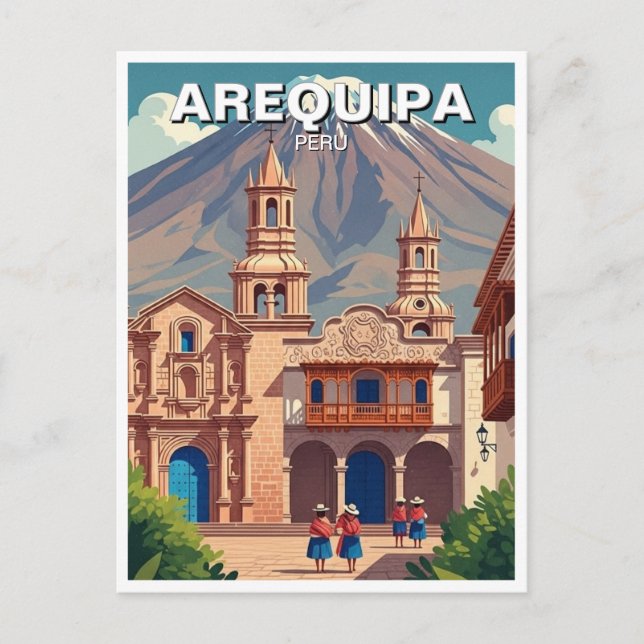 Carte Postale Arequipa Peru Travel (Devant)
