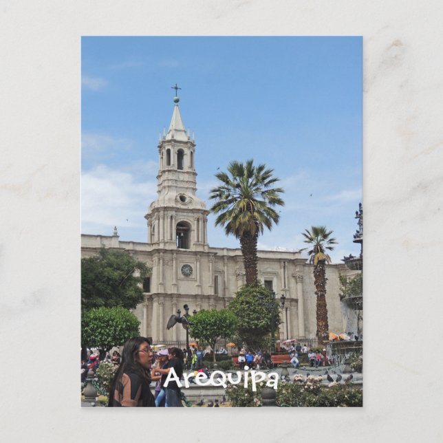Carte Postale Arequipa - Plaza de Armas (Devant)