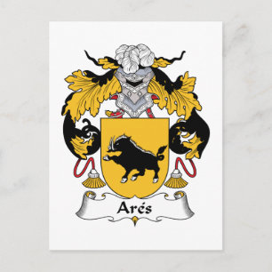 Carte Postale Ares Family Crest
