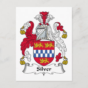 Carte Postale Argent Famille Crest