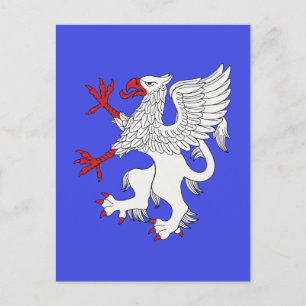 Carte Postale Argent Griffin Rampant