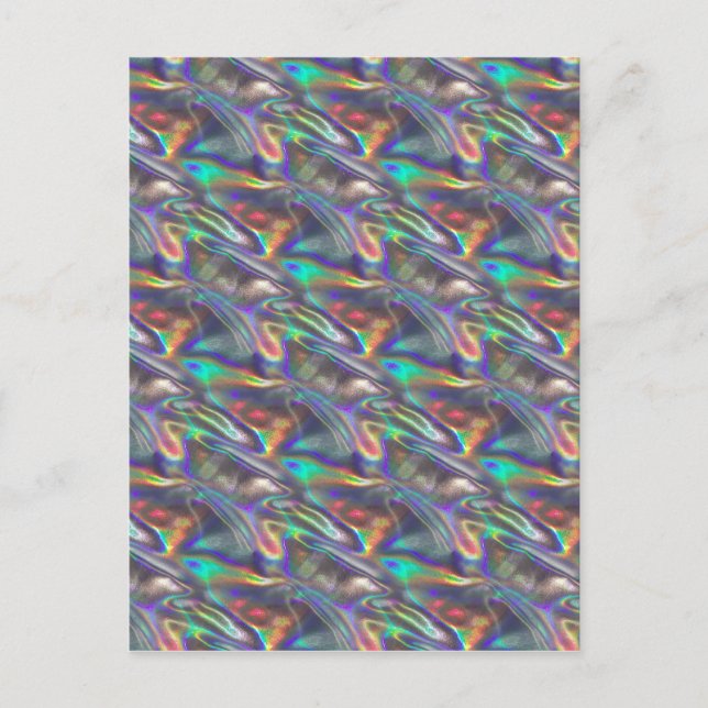Carte Postale argent holographique (Devant)