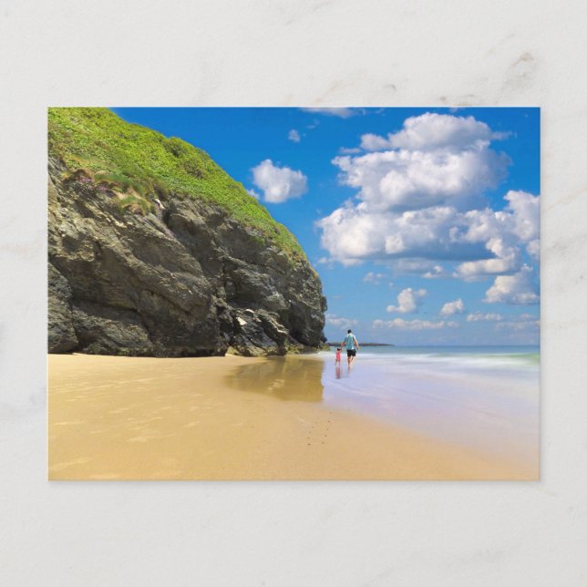 Carte Postale Argent Strand Wicklow, Irlande (Devant)