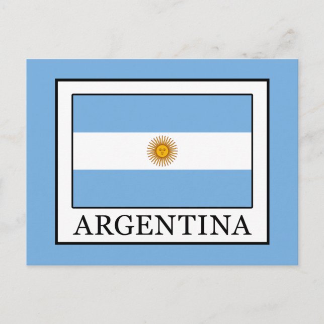 Carte Postale Argentine (Devant)
