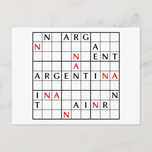 CARTE POSTALE ARGENTINE (Devant)