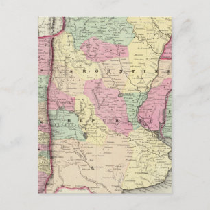 Carte Postale Argentine, Chili, Uruguay et Paraguay