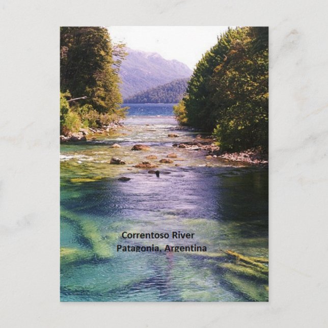 Carte Postale Argentine, Patagonie photo pittoresque (Devant)