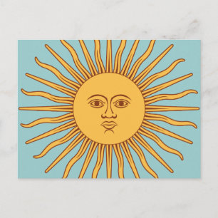 Carte Postale Argentine "Sol de Mayo"