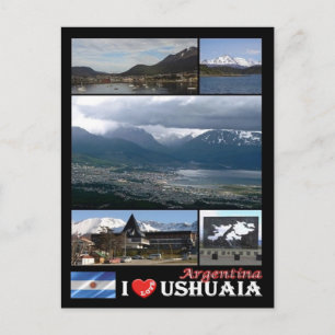 Carte Postale Argentine - Ushuaia - I Love -