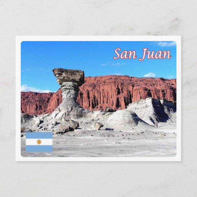 Carte Postale Argentine - Valle de la Luna - (Devant)