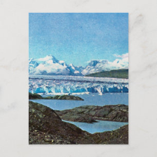 Carte Postale Argentine vintage, Argentine, Fin du glacier,
