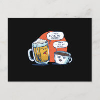Argument de bière et de café