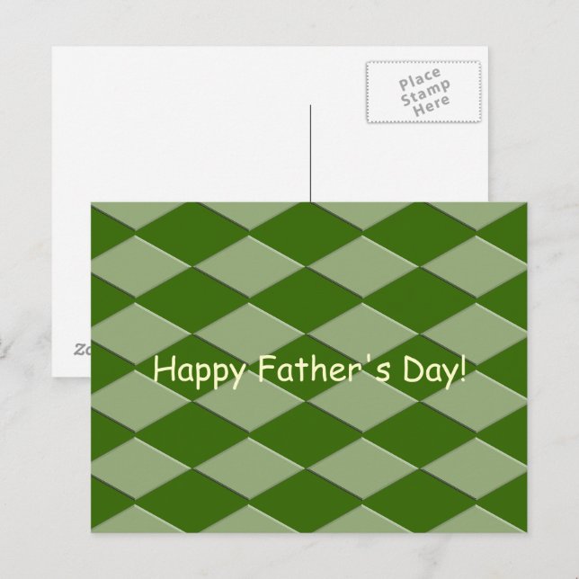 Carte postale – Argyle Greetings (Devant / Derrière)