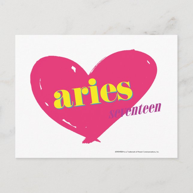 Carte Postale Aries (Devant)