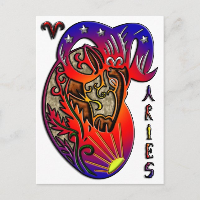 Carte Postale Aries (Devant)