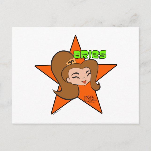 Carte postale Aries (Devant)