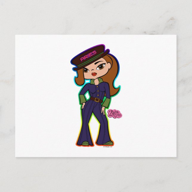 Carte Postale Aries Postcard (Devant)