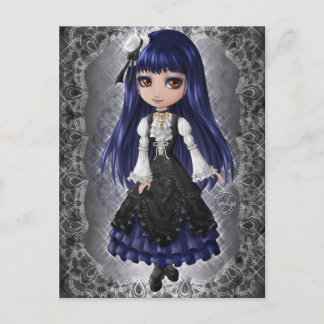 Carte Postale Aristocrate gothique élégant