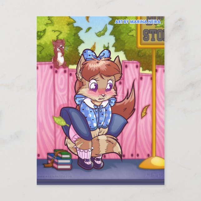 Carte postale Arisu's Windy Day (Devant)