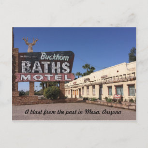 Carte Postale Arizona - Buckhorn Motel, Mesa, AZ