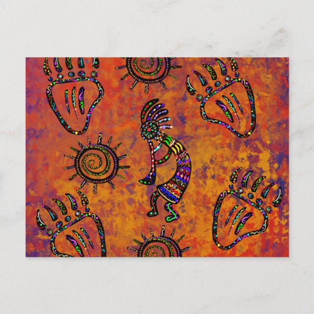 Carte Postale Arizona Desert Art (Devant)