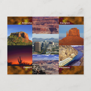Carte Postale Arizona Desert Collage
