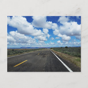 Carte Postale Arizona Desert Road dans le sud-ouest des États-Un