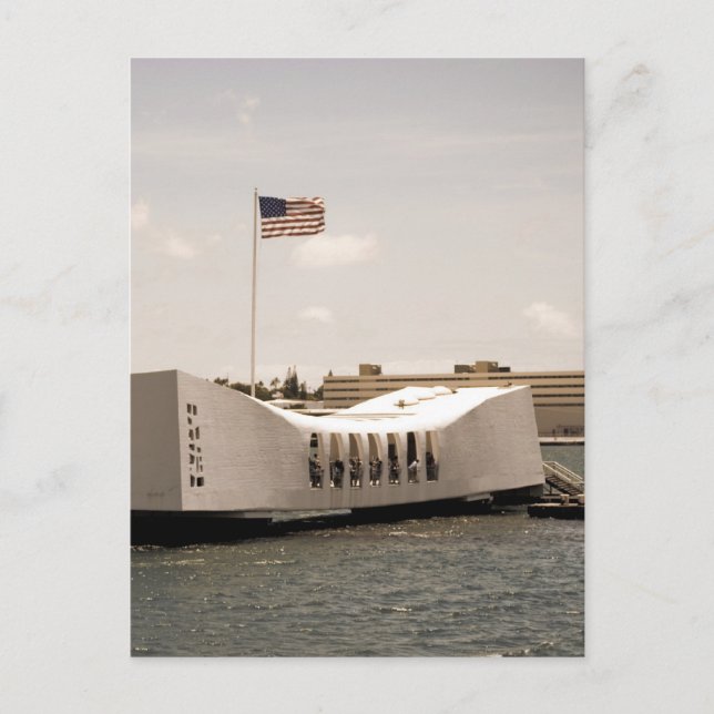 Carte Postale Arizona Memorial Pearl Harbour (Devant)
