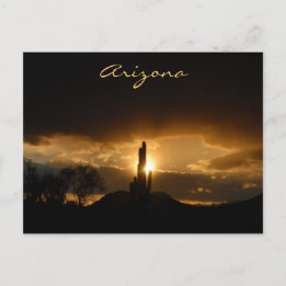 Carte Postale Arizona Sunset Postcard
