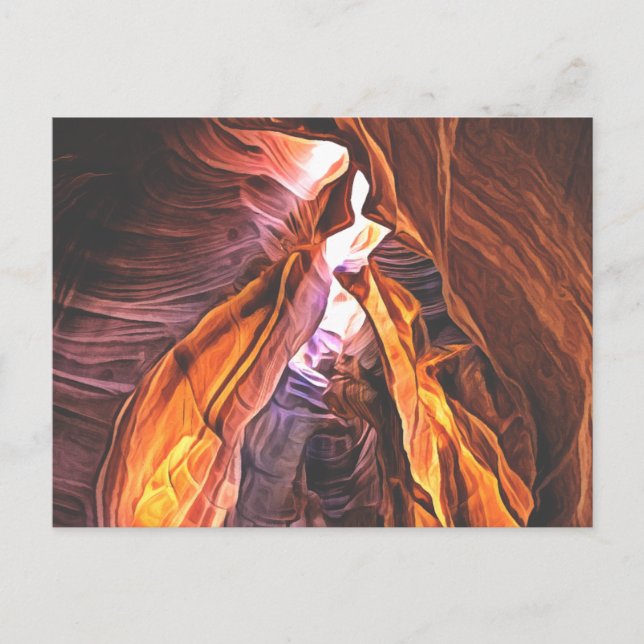 Carte Postale Arizona's Splendid and Majestic - Antelope Canyon (Devant)