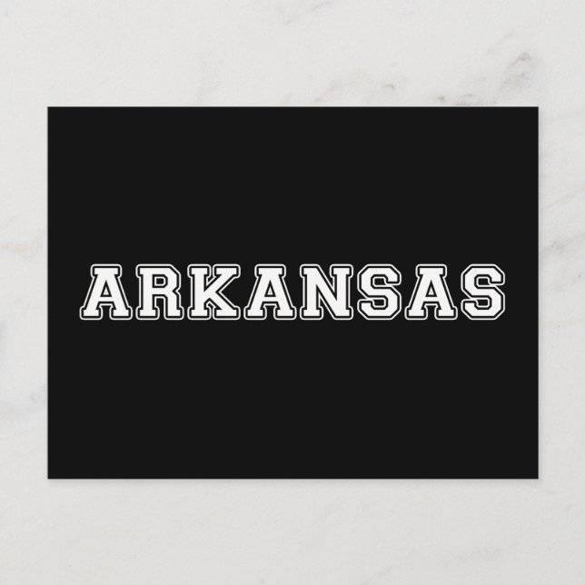Carte Postale Arkansas (Devant)
