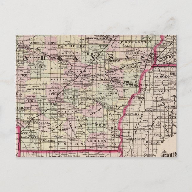 Carte Postale Arkansas (Devant)