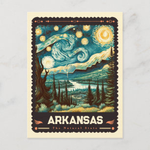 Carte Postale Arkansas Inspiré de Vincent Van Gogh