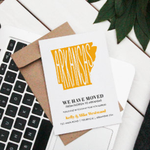 Carte Postale ARKANSAS Nous avons déménagé Nouvelle adresse Nouv