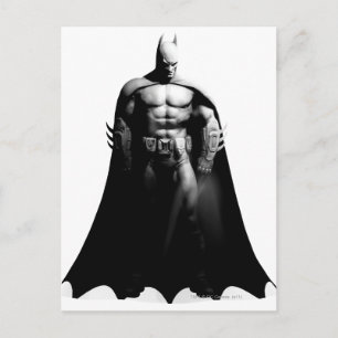 Carte Postale Arkham Pose large noir et blanc Batman