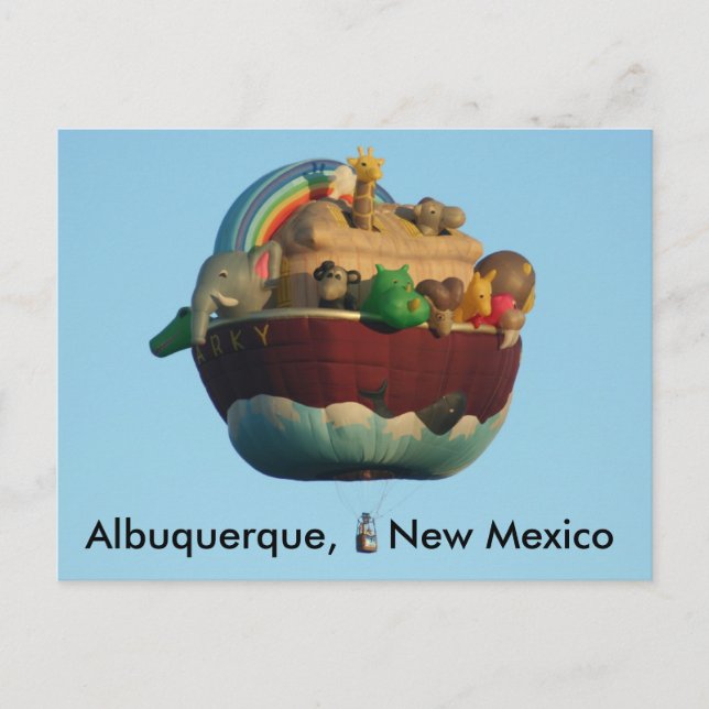 Carte postale Arky Hot Air Balloon (Devant)