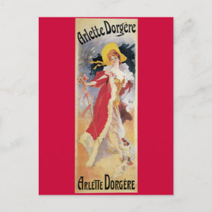 Carte Postale Arlette Dorgere, 1904 Art Nouveau